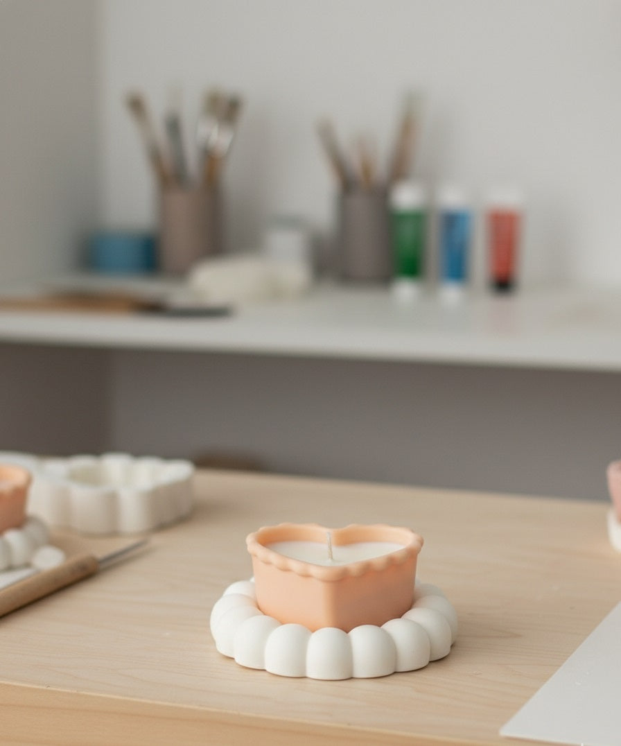 💘 Crea con Amor: Taller Especial de Velas en Corazón en Málaga